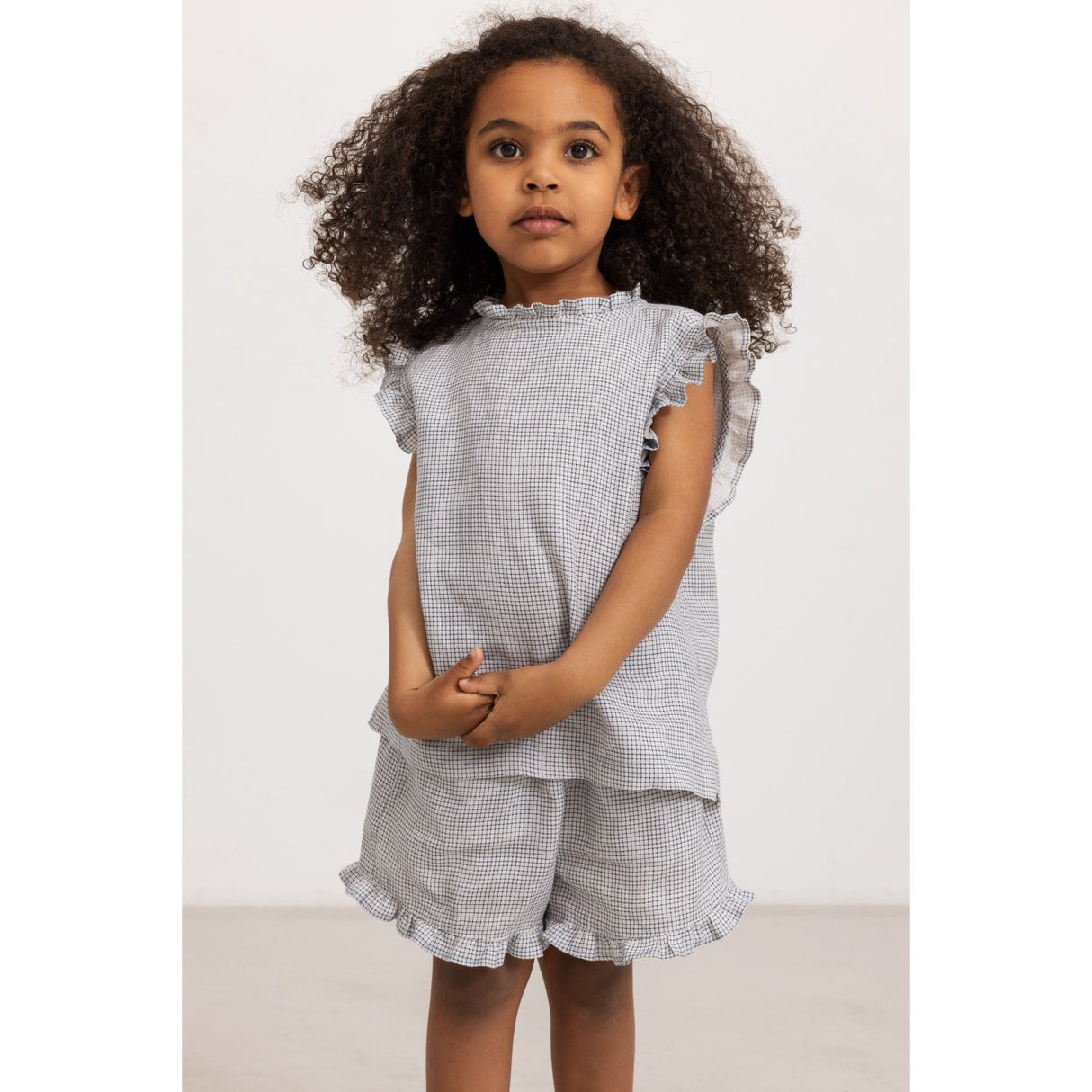 MarMar Linen Mini Check Pala Flæse Shorts