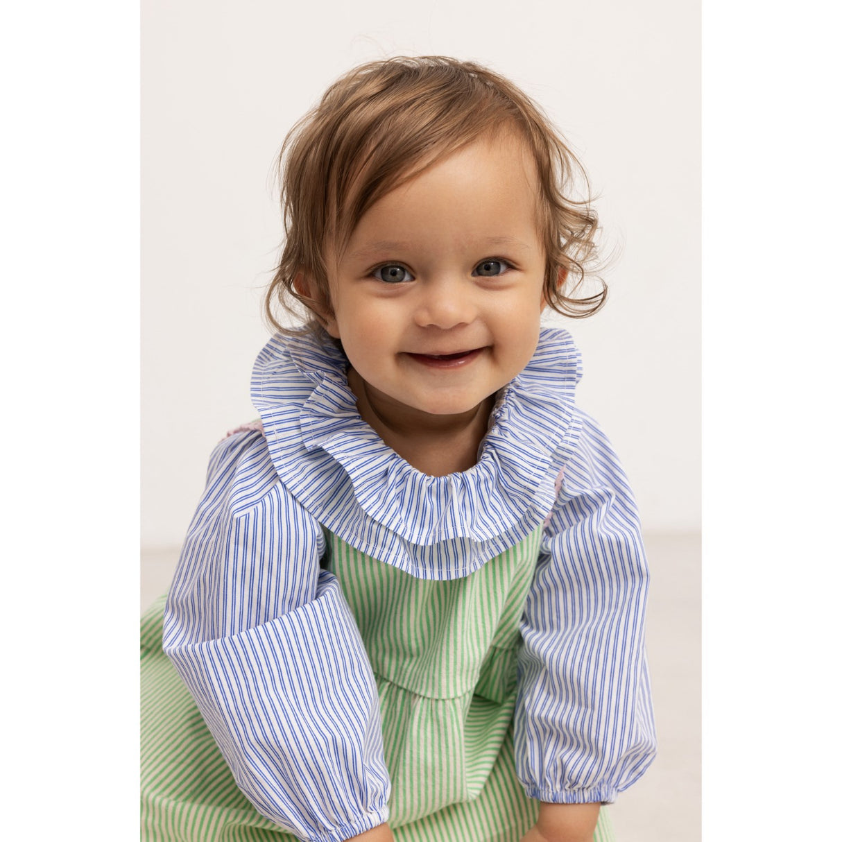 MarMar Poplin Bolich Blue Strips Tonella Skjorte