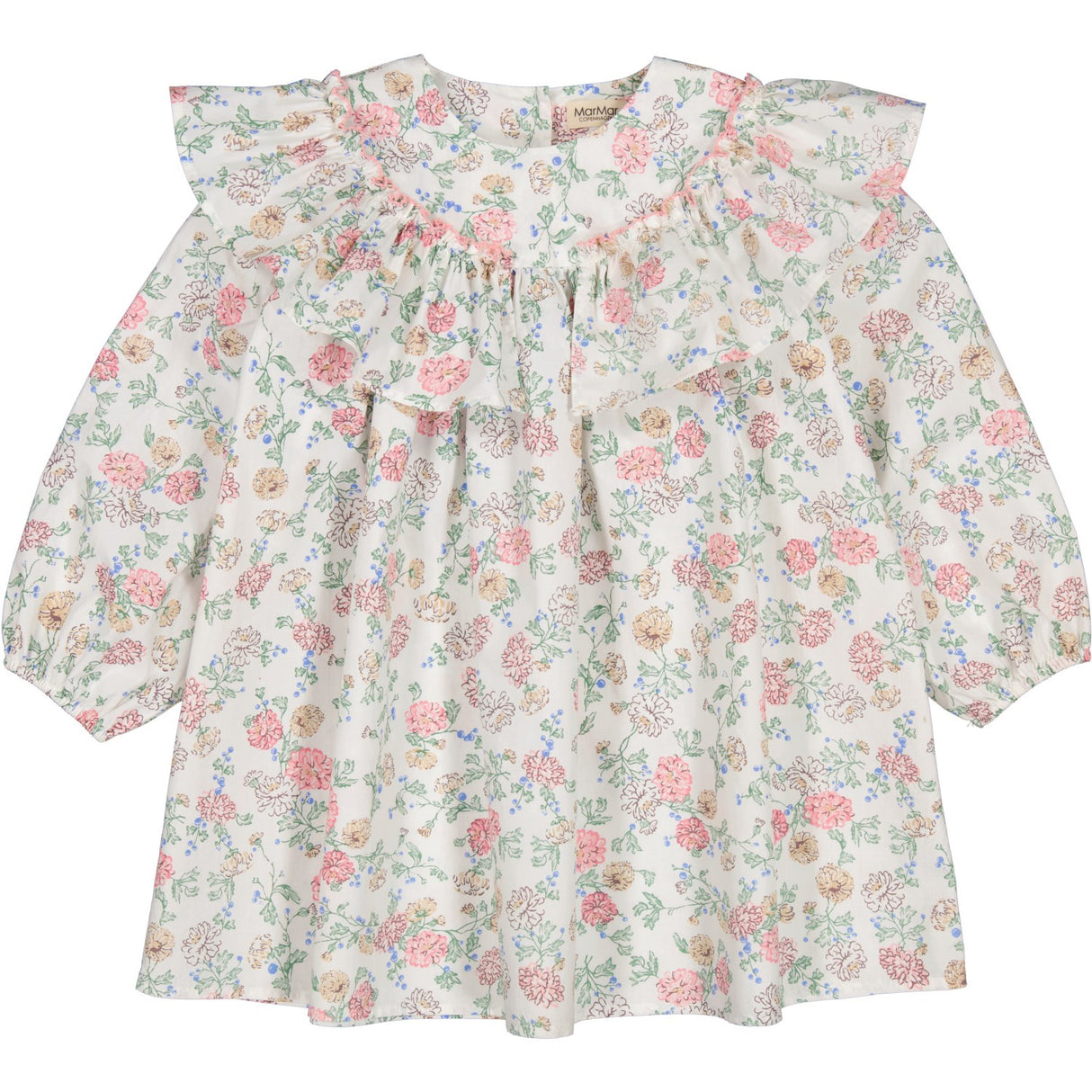 MarMar Poplin Summer Bloom Delsa LS Kjole