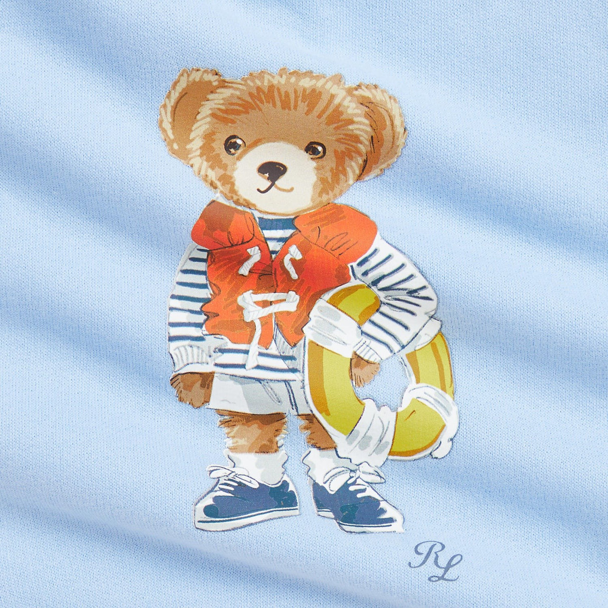 Ralph Lauren Baby Office Blue Bjørn Sweatshirt