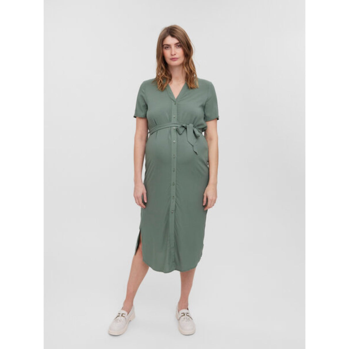 Vero Moda Maternity Laurel Wreath Vica Skjorte Kjole Noos