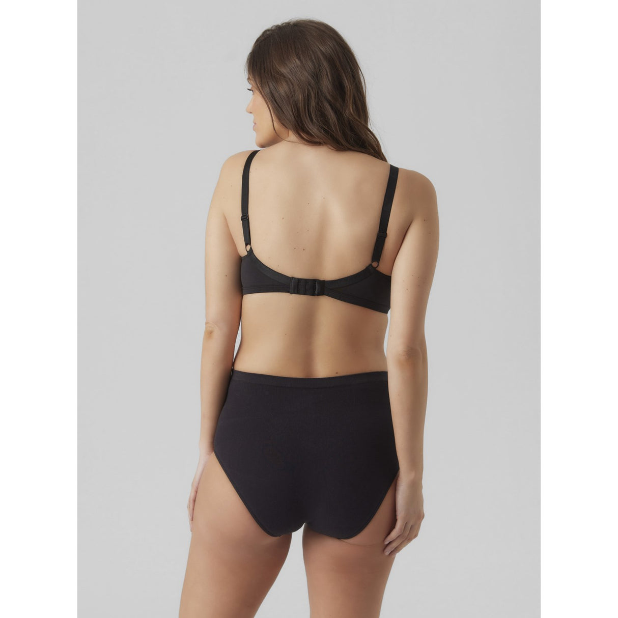 Mama;licious Black Heal Bomuldstrusser 2-pack Noos