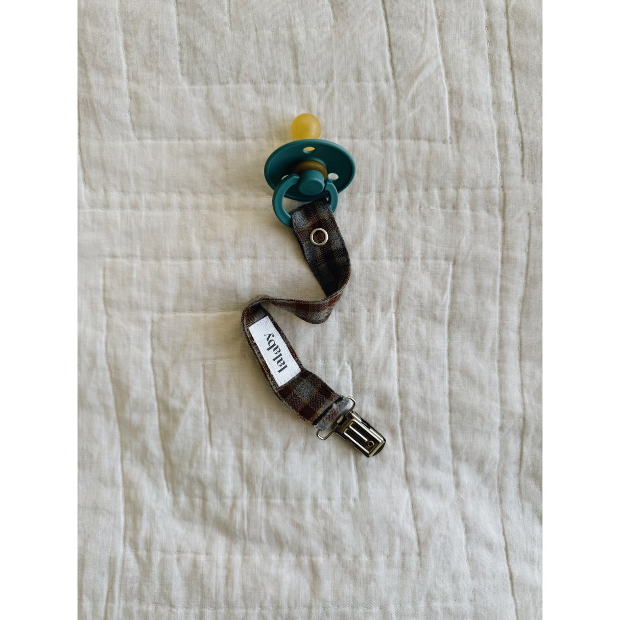 Lalaby Grey Check Sut Clip