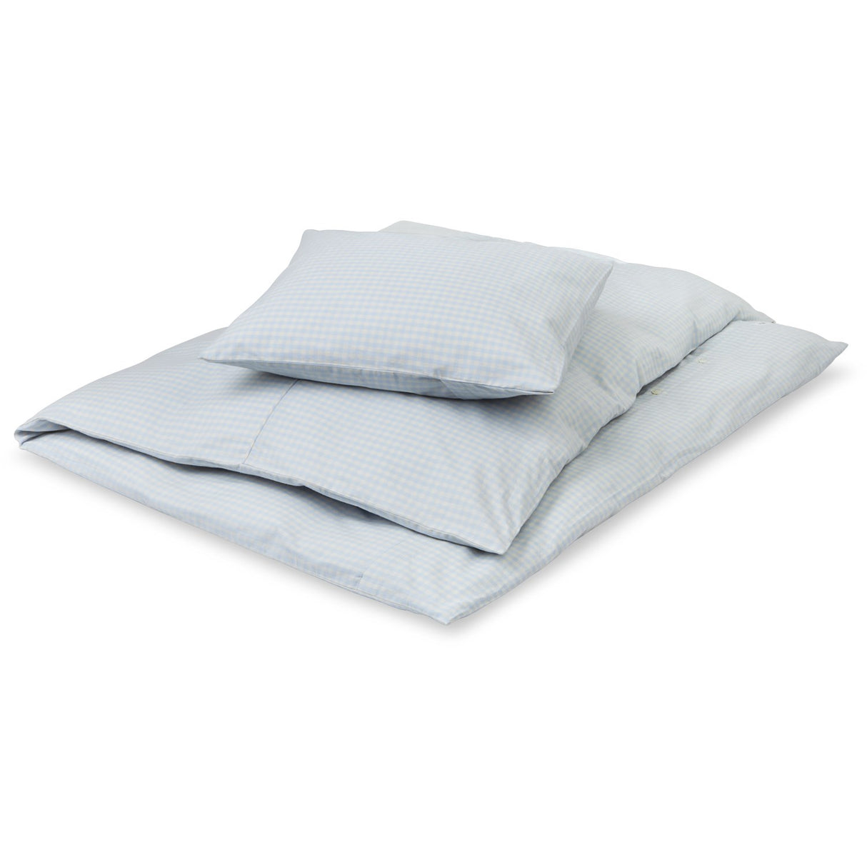 Lalaby Blue Gingham Classic Sengetøj