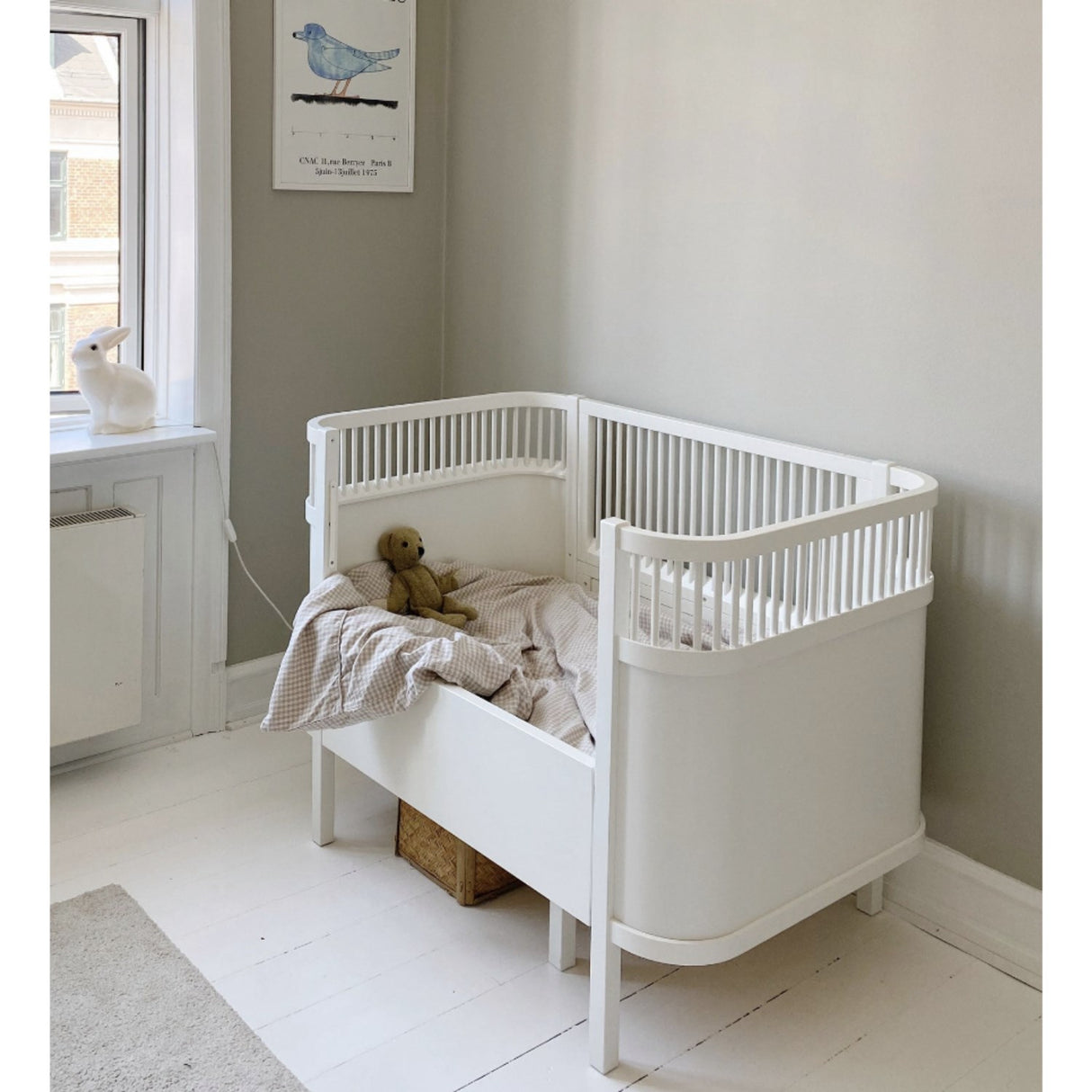 Lalaby Beige Gingham Classic Sengetøj