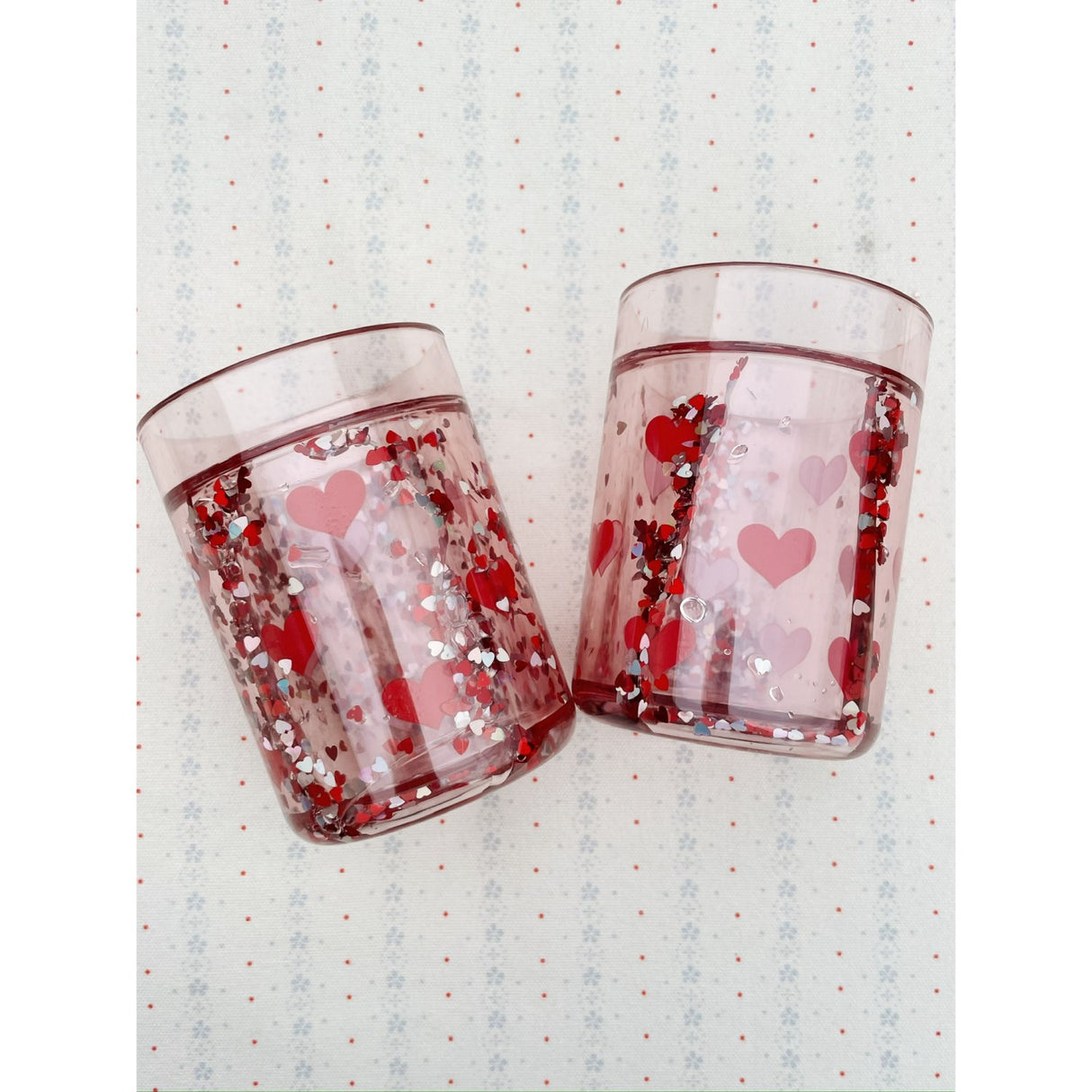 Konges Sløjd Heart 2-Pak Glitter Kopper