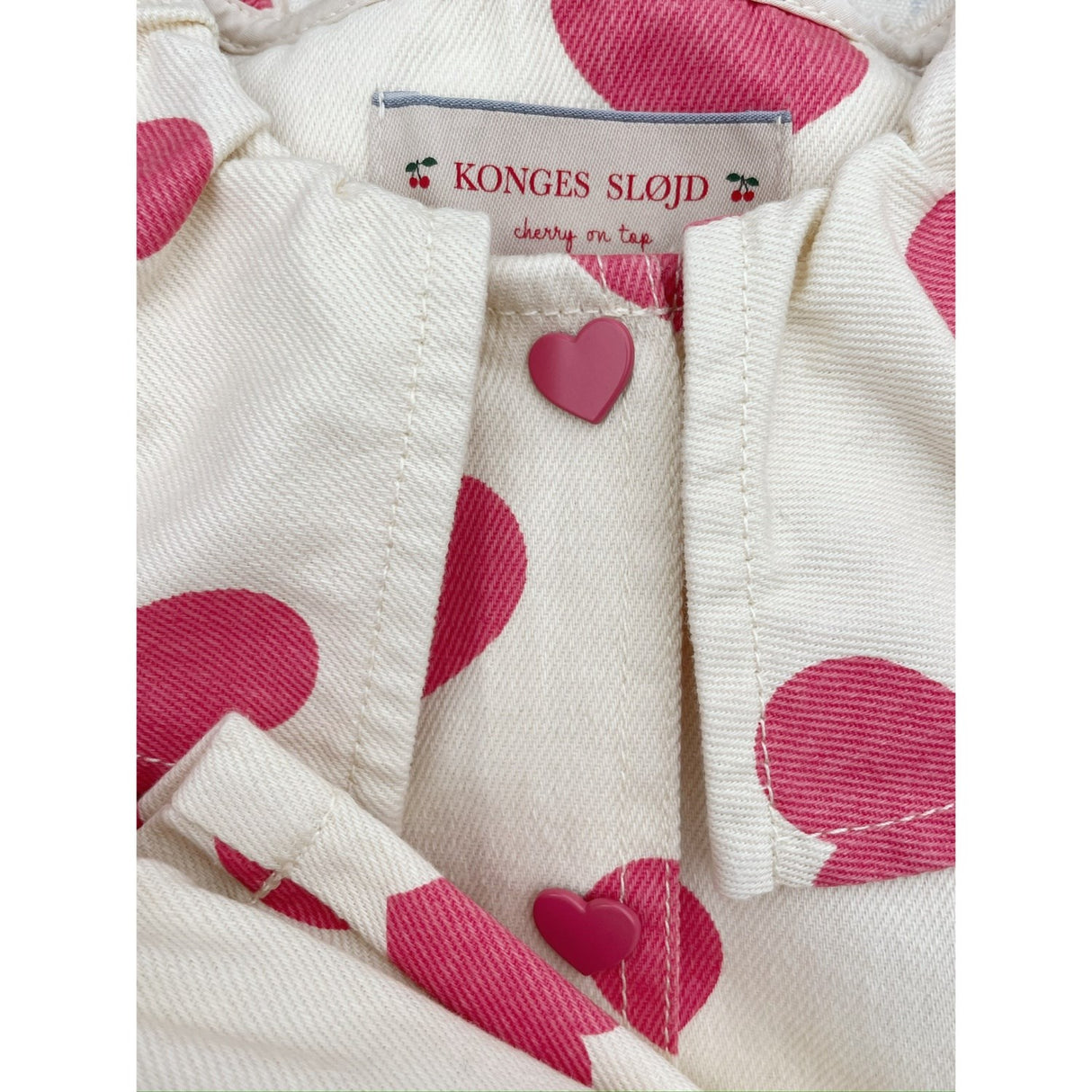 Konges Sløjd Bon Coeur Pink Magot Krave Jakke GOTS