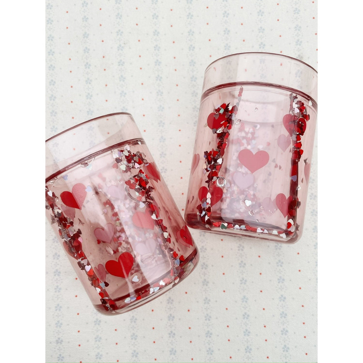 Konges Sløjd Heart 2-Pak Glitter Kopper
