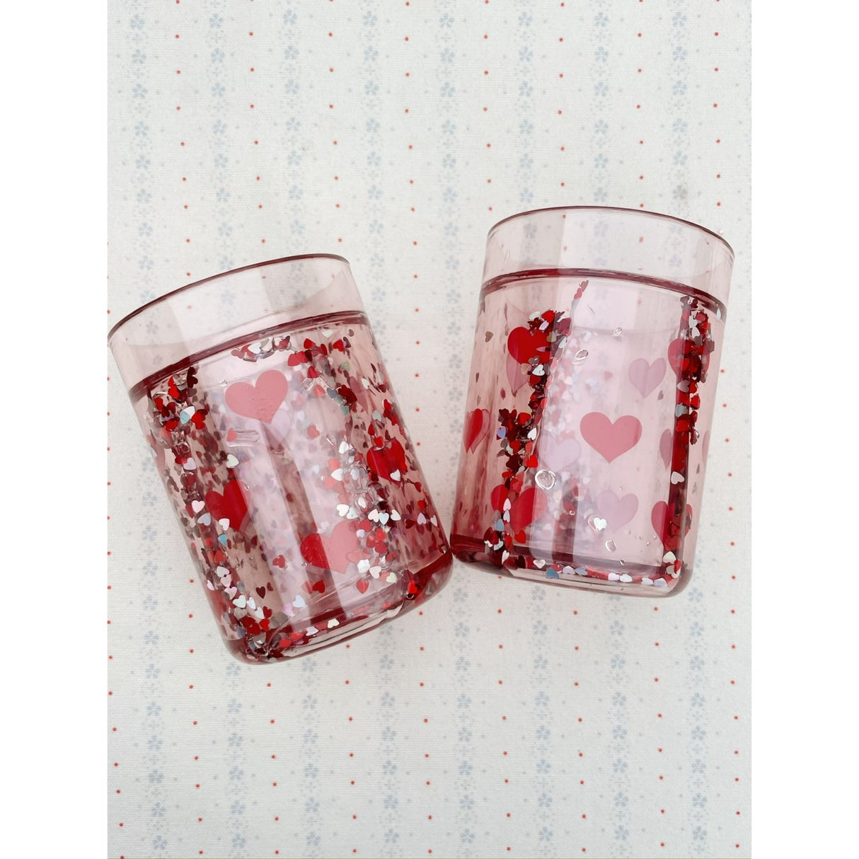 Konges Sløjd Heart 2-Pak Glitter Kopper