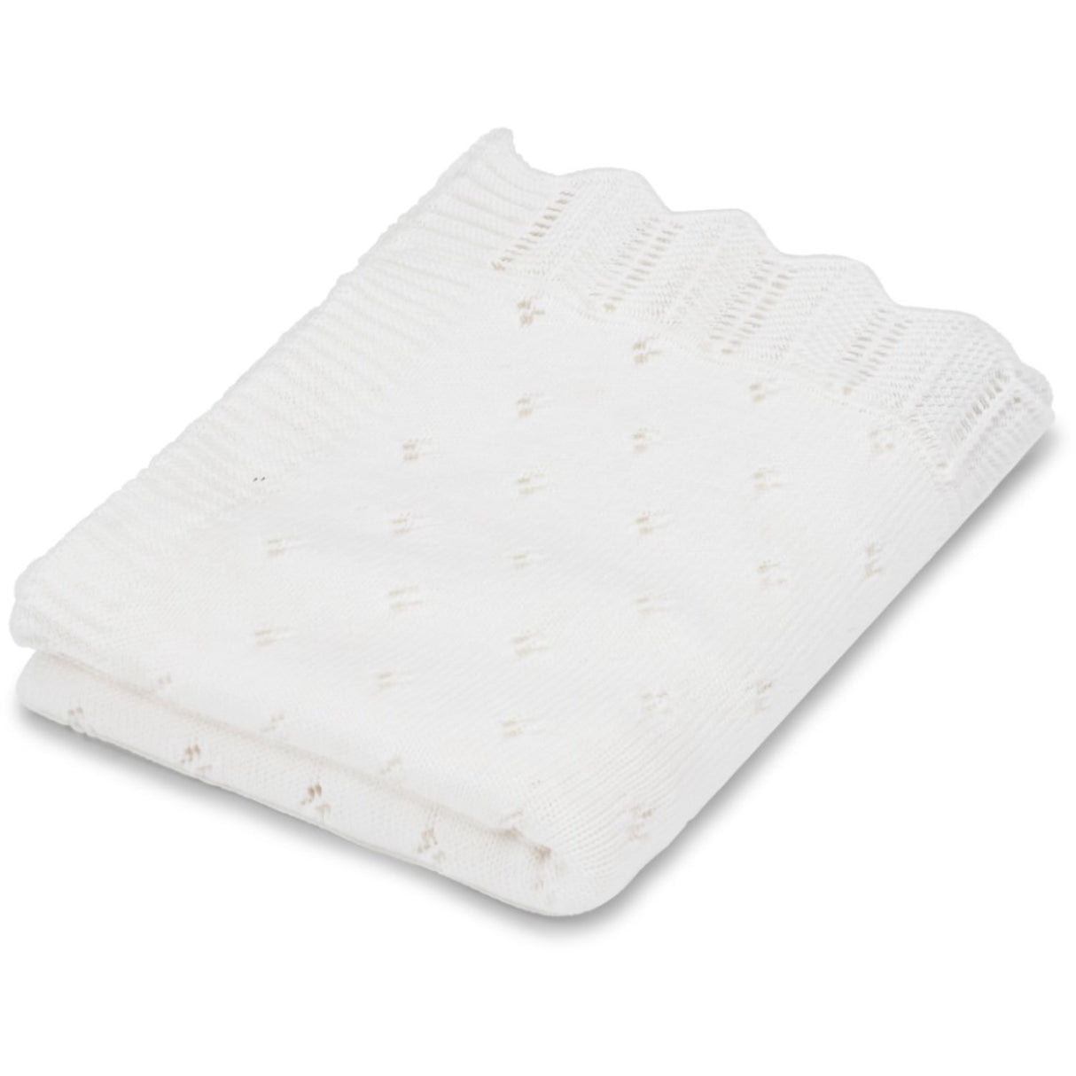 Vanilla COPENHAGEN Milk Strikket Tæppe Baby
