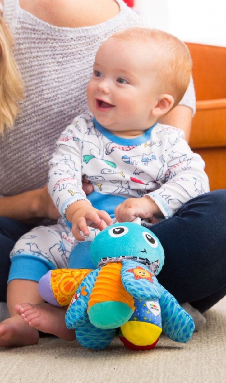 Lamaze Blæksprutten Sam Med Ophæng