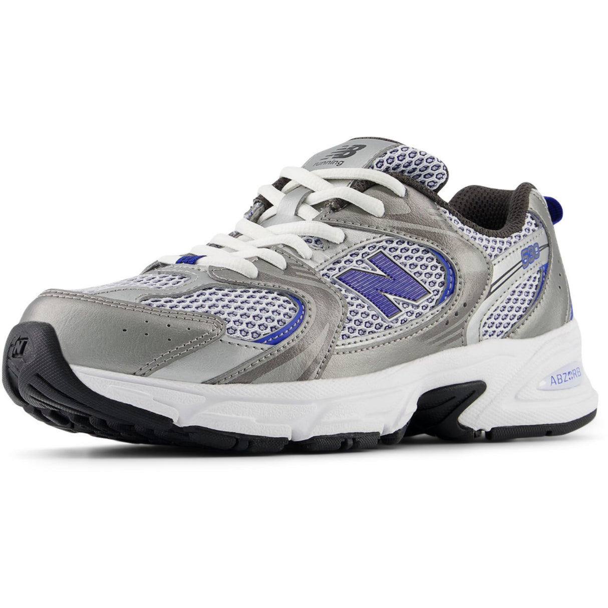 New Balance Dark Silver Metallic 530 Kids Lace