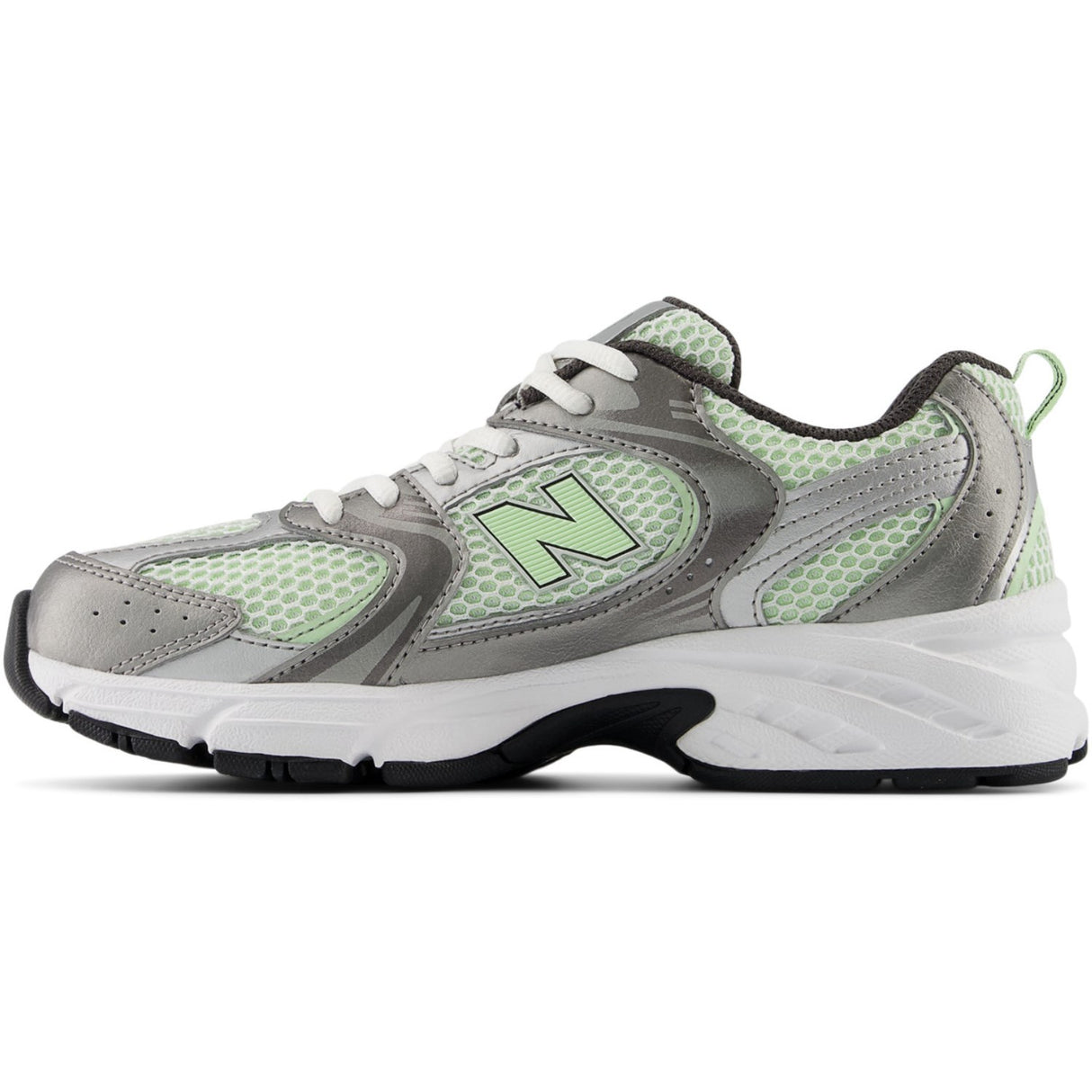 New Balance Dark Silver Metallic 530 Kids Lace
