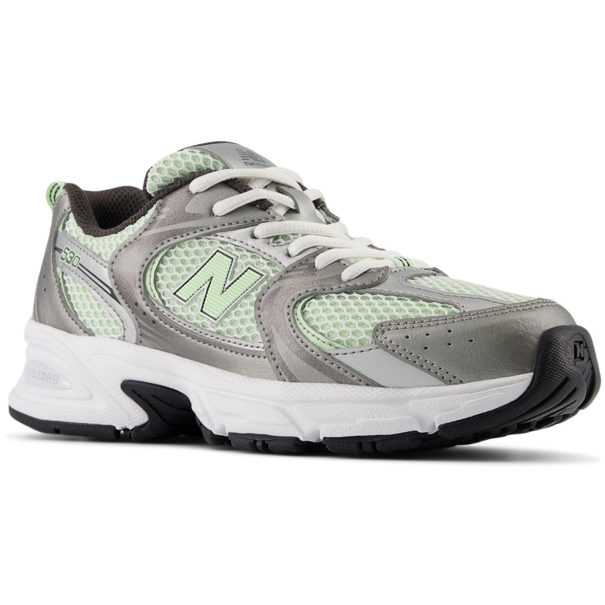 New Balance Dark Silver Metallic 530 Kids Lace