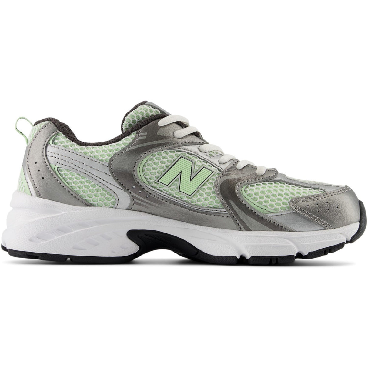 New Balance Dark Silver Metallic 530 Kids Lace