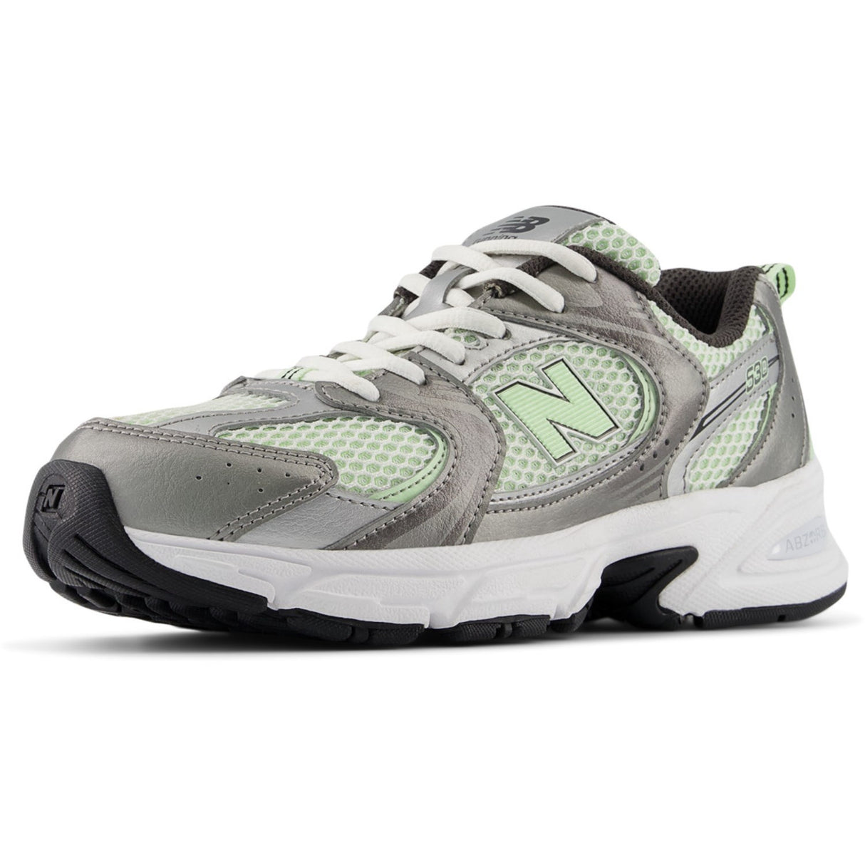 New Balance Dark Silver Metallic 530 Kids Lace