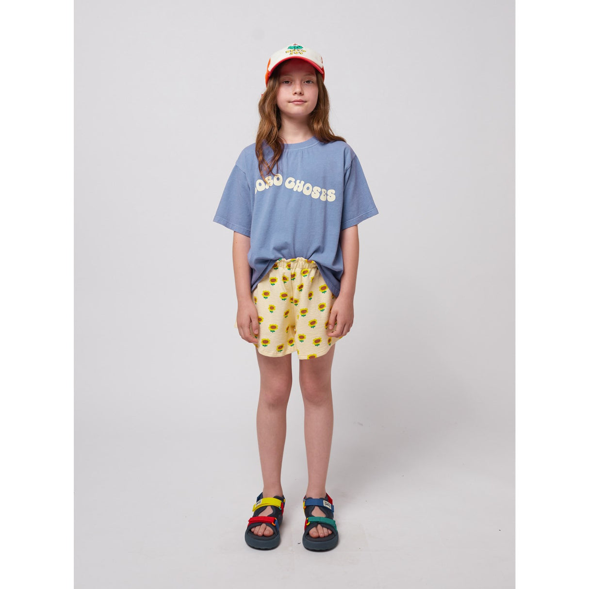 Bobo Choses Blue Wavy T-Shirt