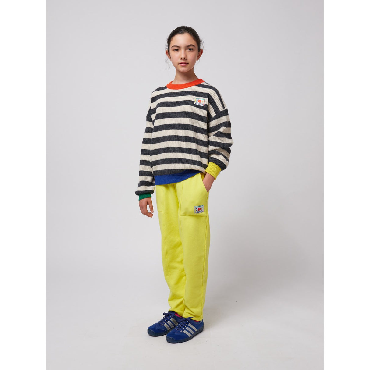 Bobo Choses Multicolor Smiling Stripes Strik