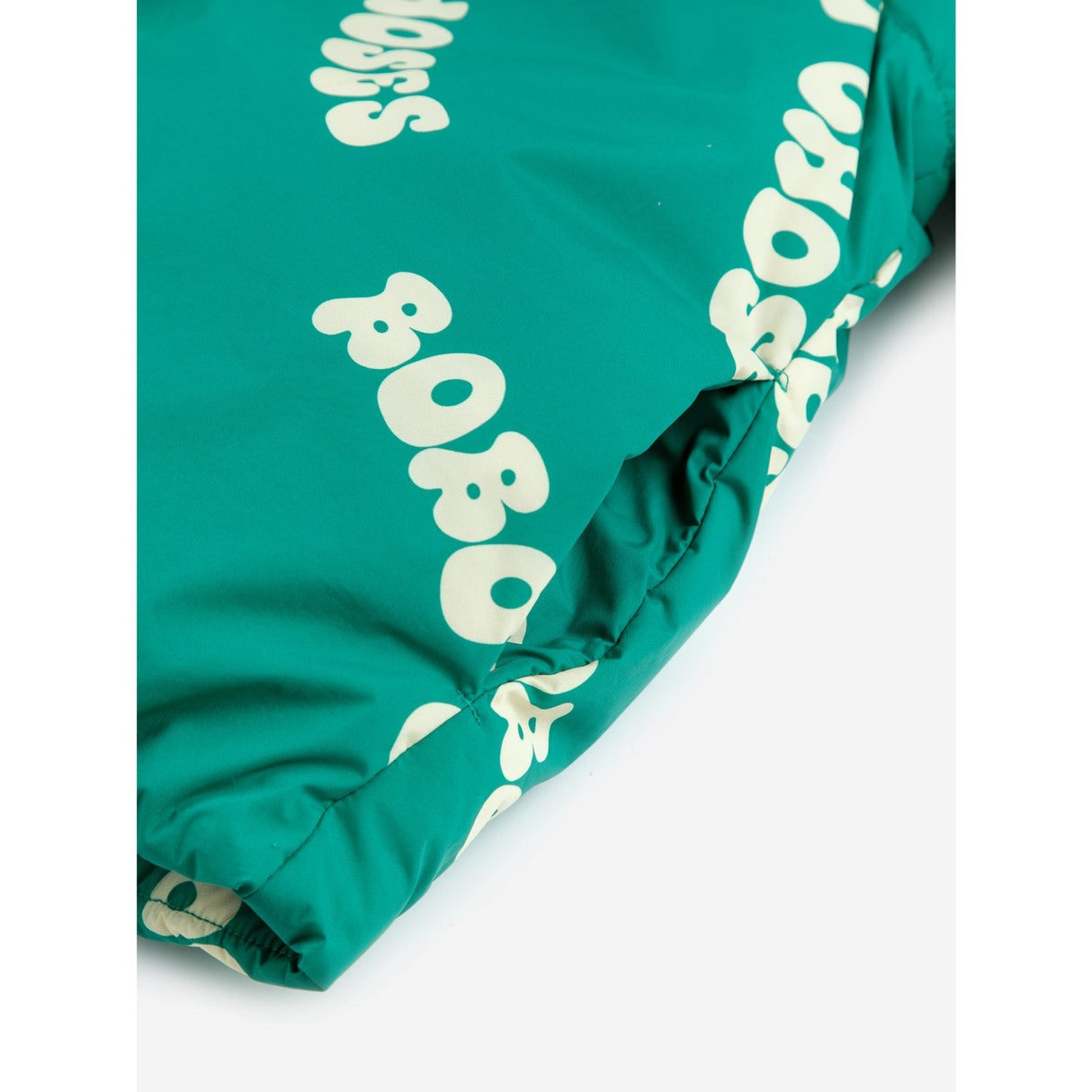 Bobo Choses Green Wavy Bobo Choses All Over Lys Vatteret Anorak