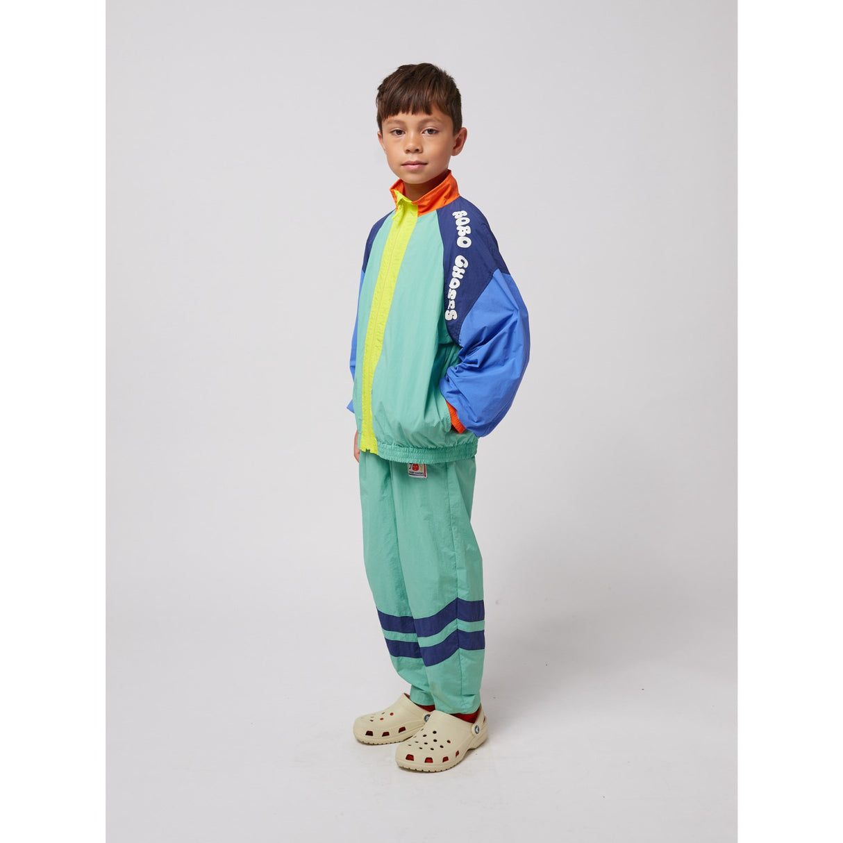 Bobo Choses Multicolor Smiling Farve Block Tracksuit Bukser