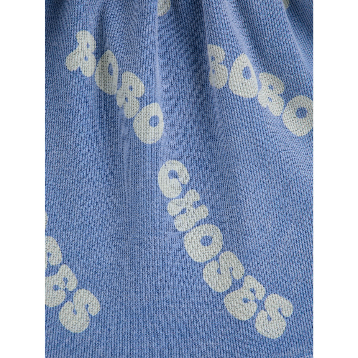 Bobo Choses Blue Wavy Bobo Choses All Over Waffle Nederdel