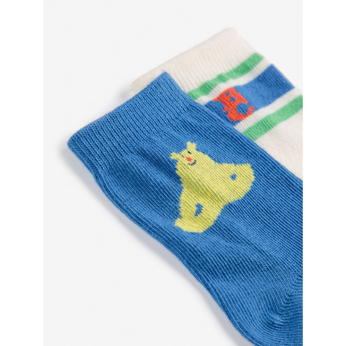 Bobo Choses Multicolor Hug Me Bjørn Kort Sock 2-Pak