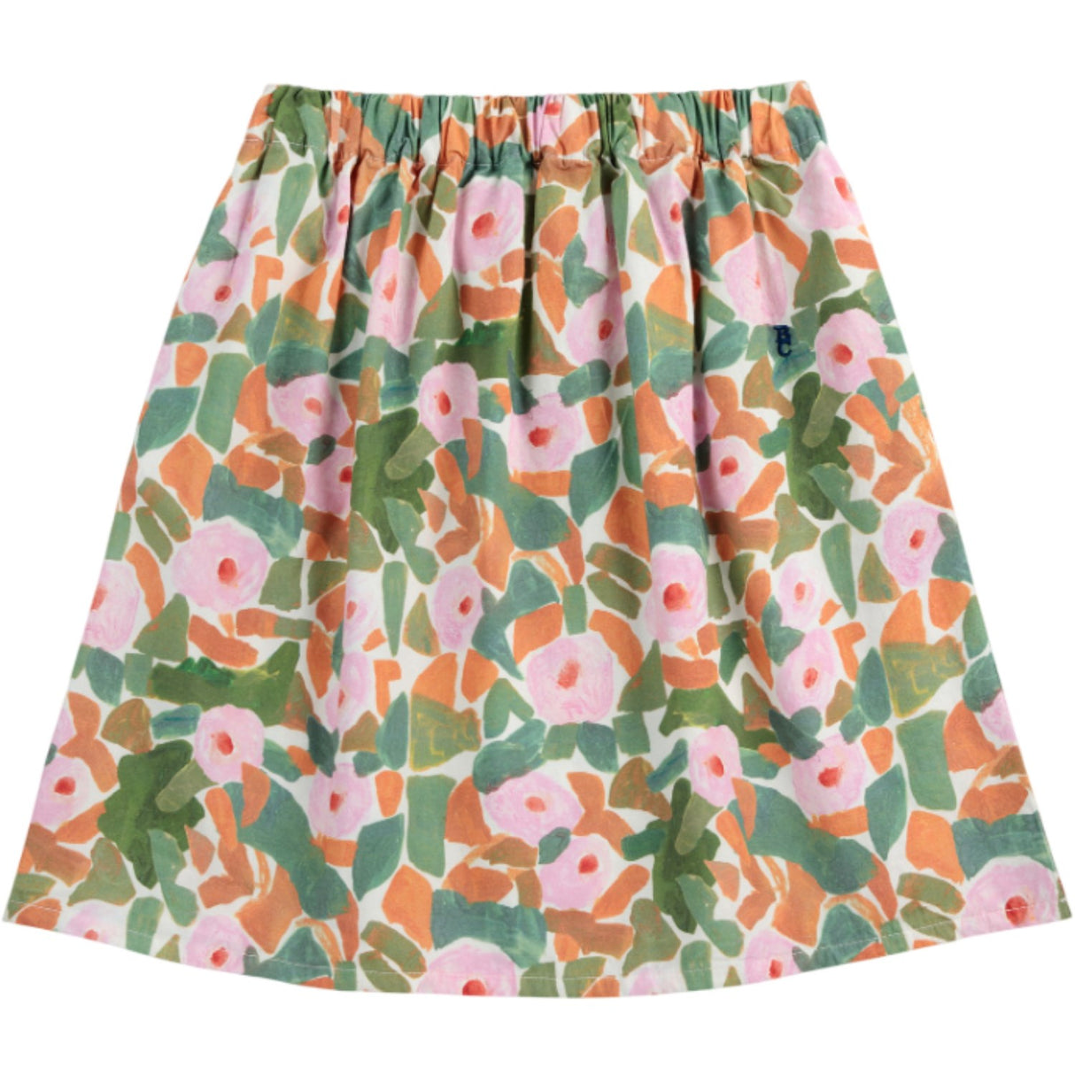 Bobo Choses Multicolor Floral All Over Woven Midi Nederdel