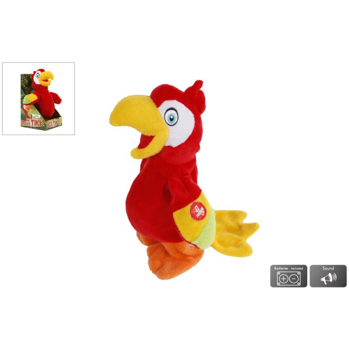 Trend Toys Tiki - Den Talende Og Gående Papegøje