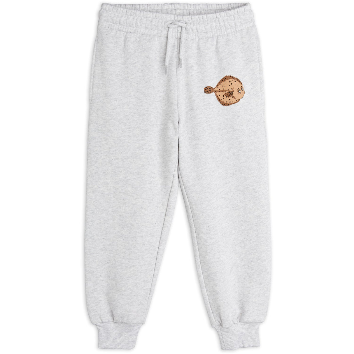 Mini Rodini Grey Melange Flundra Sweatpants