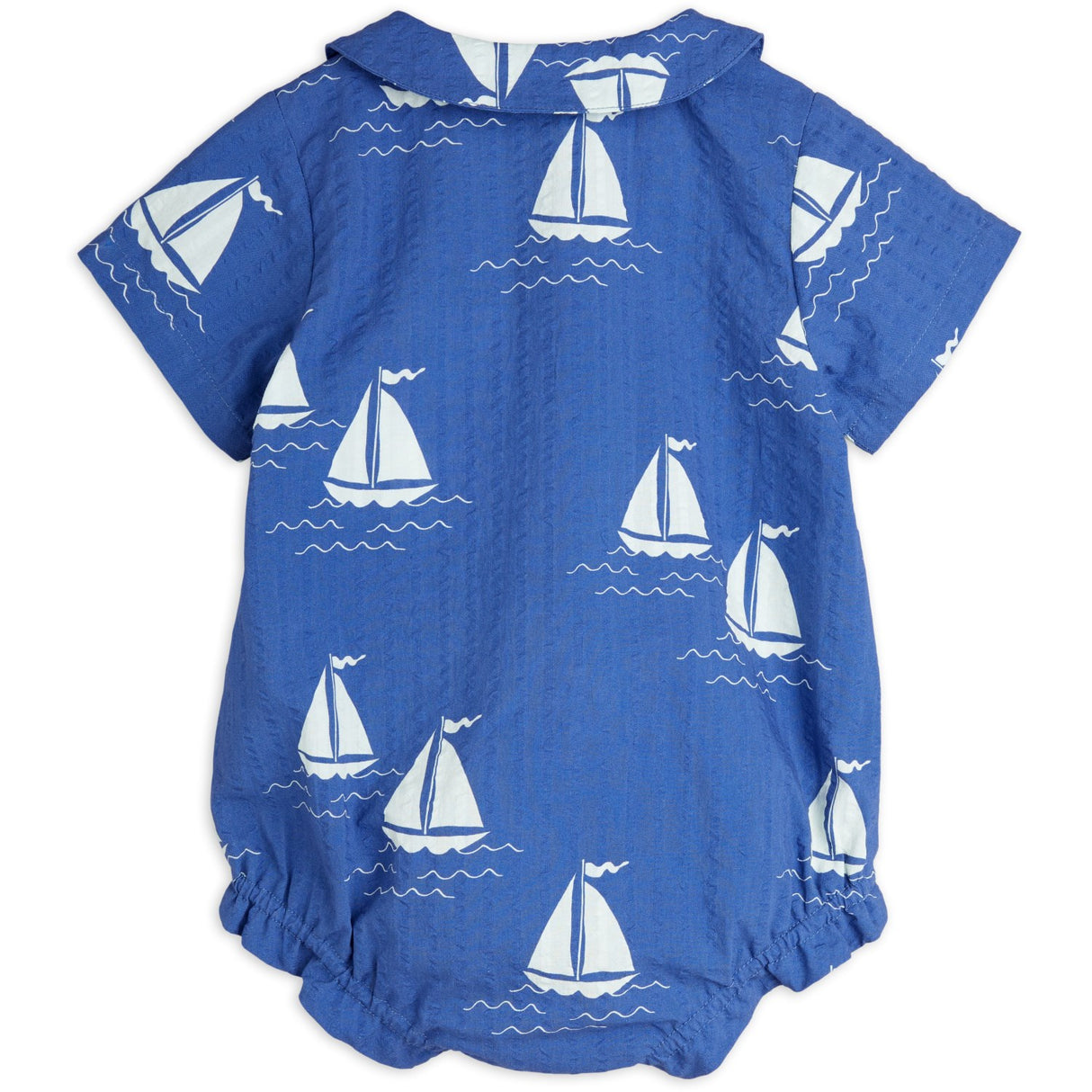 Mini Rodini Blue Sailing Boats AOP Woven Body