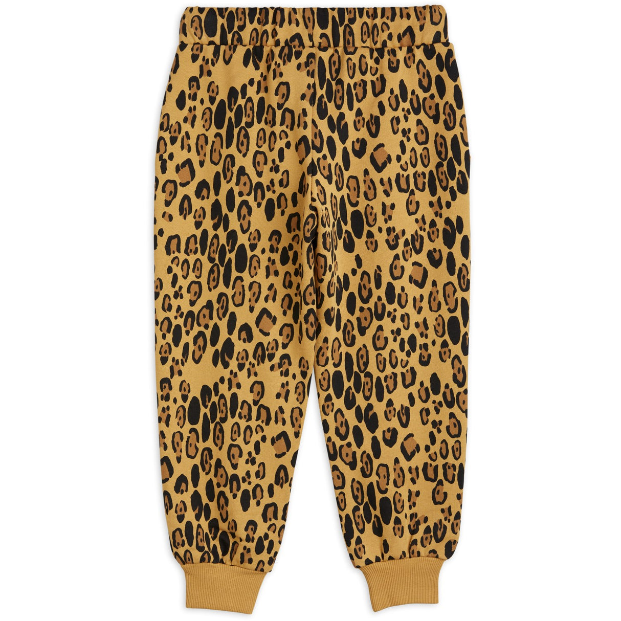 Mini Rodini Beige Basic Leopard Sweatpants