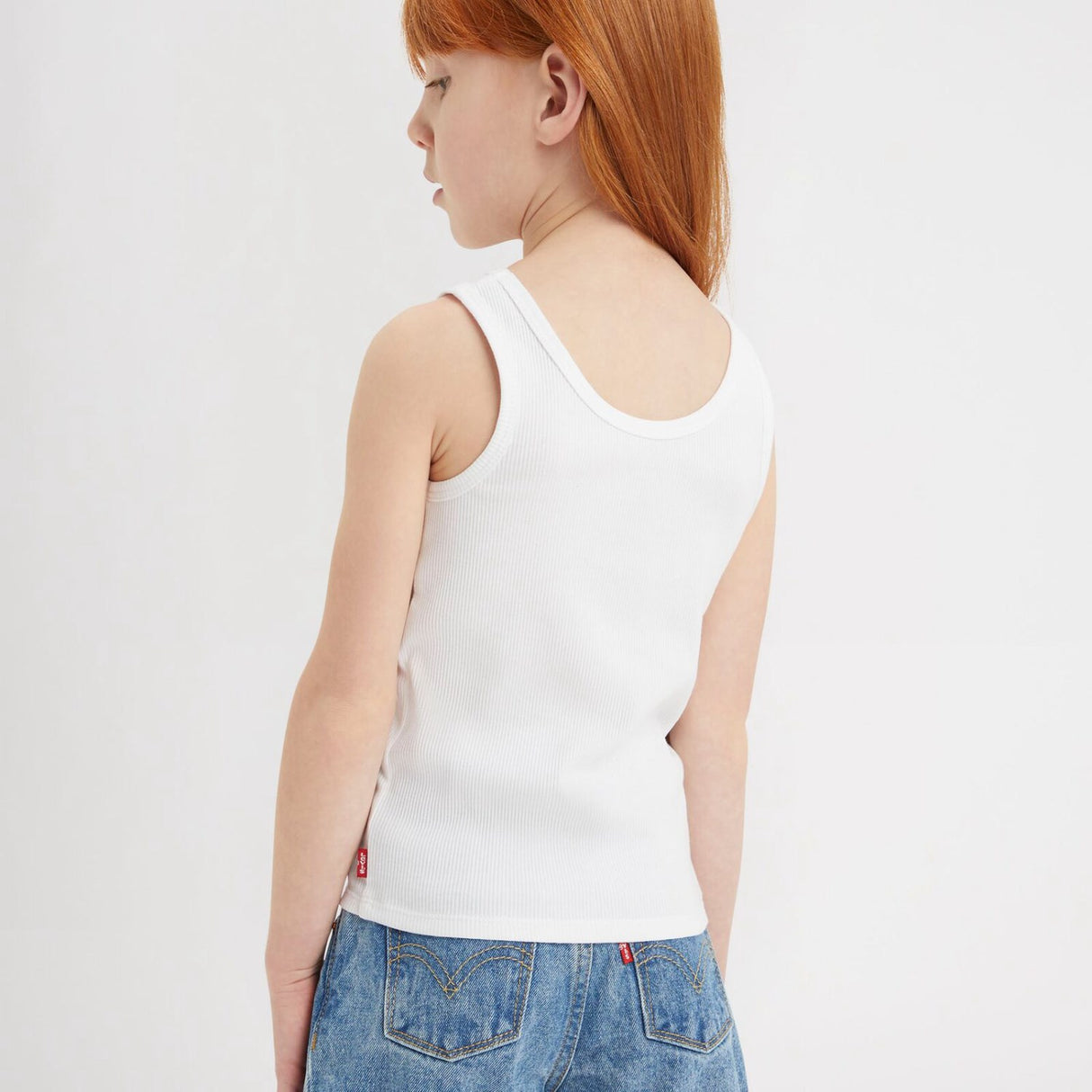 Levi's Bright White Lvg Meet Og Greet Ribbed Tank Top