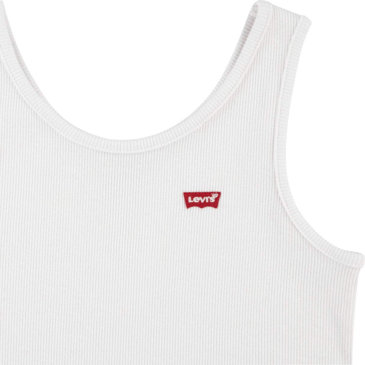 Levi's Bright White Lvg Meet Og Greet Ribbed Tank Top