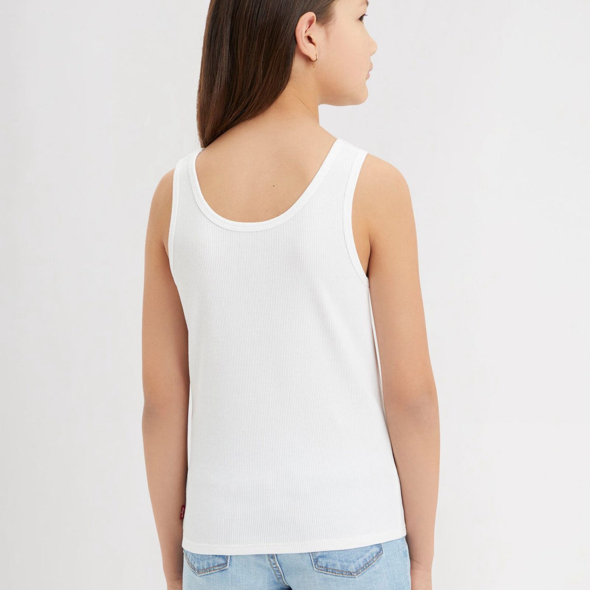 Levi's Bright White Lvg Meet Og Greet Ribbed Tank Top