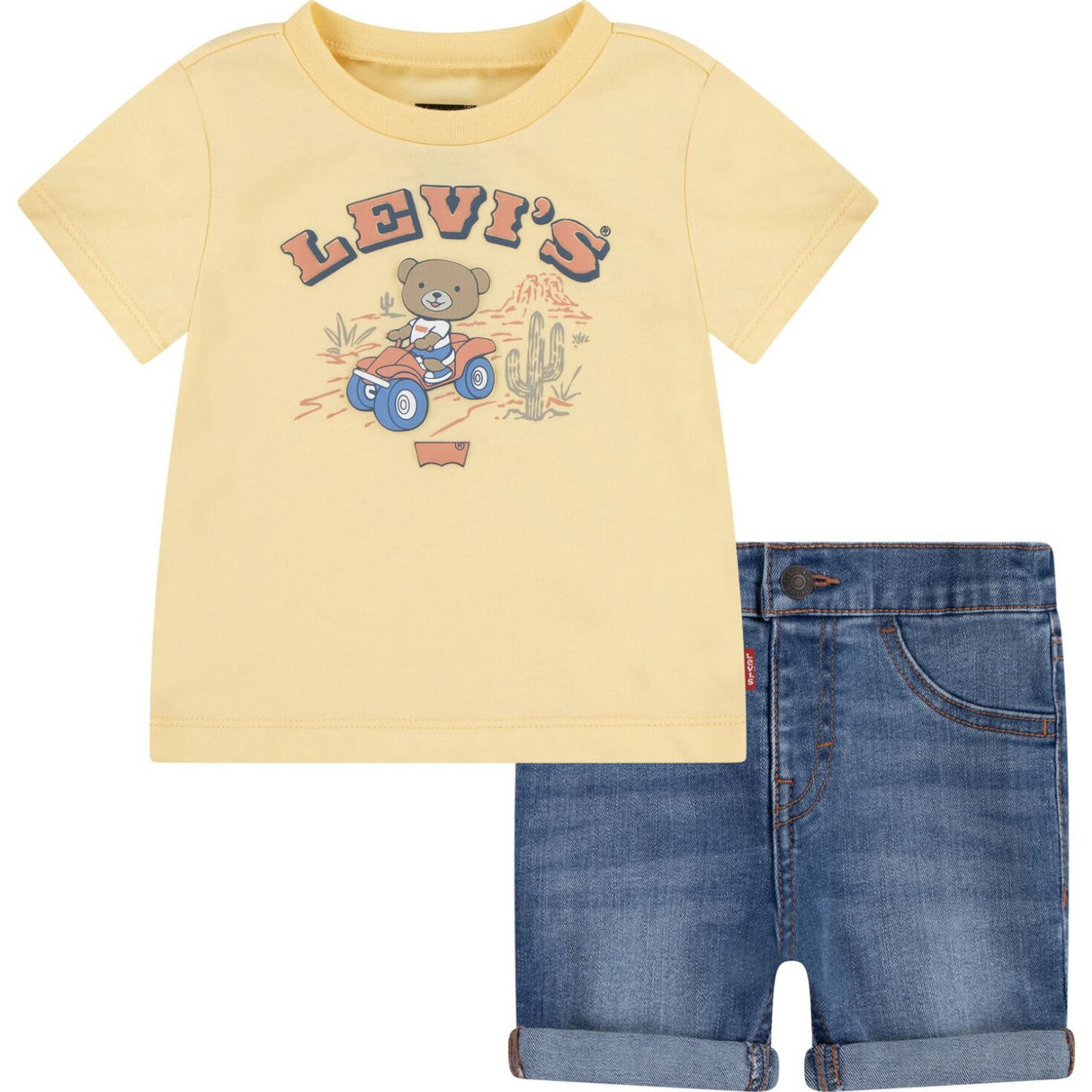 Levi's Golden Haze Four Wheeler Denim Shorts Sæt