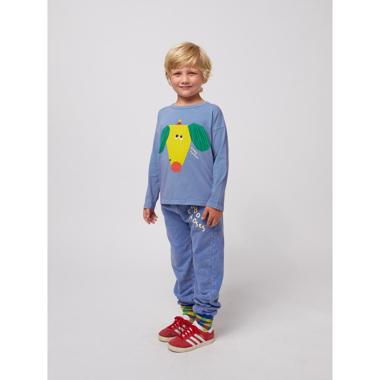 Bobo Choses Blue Happy Dog Bluse