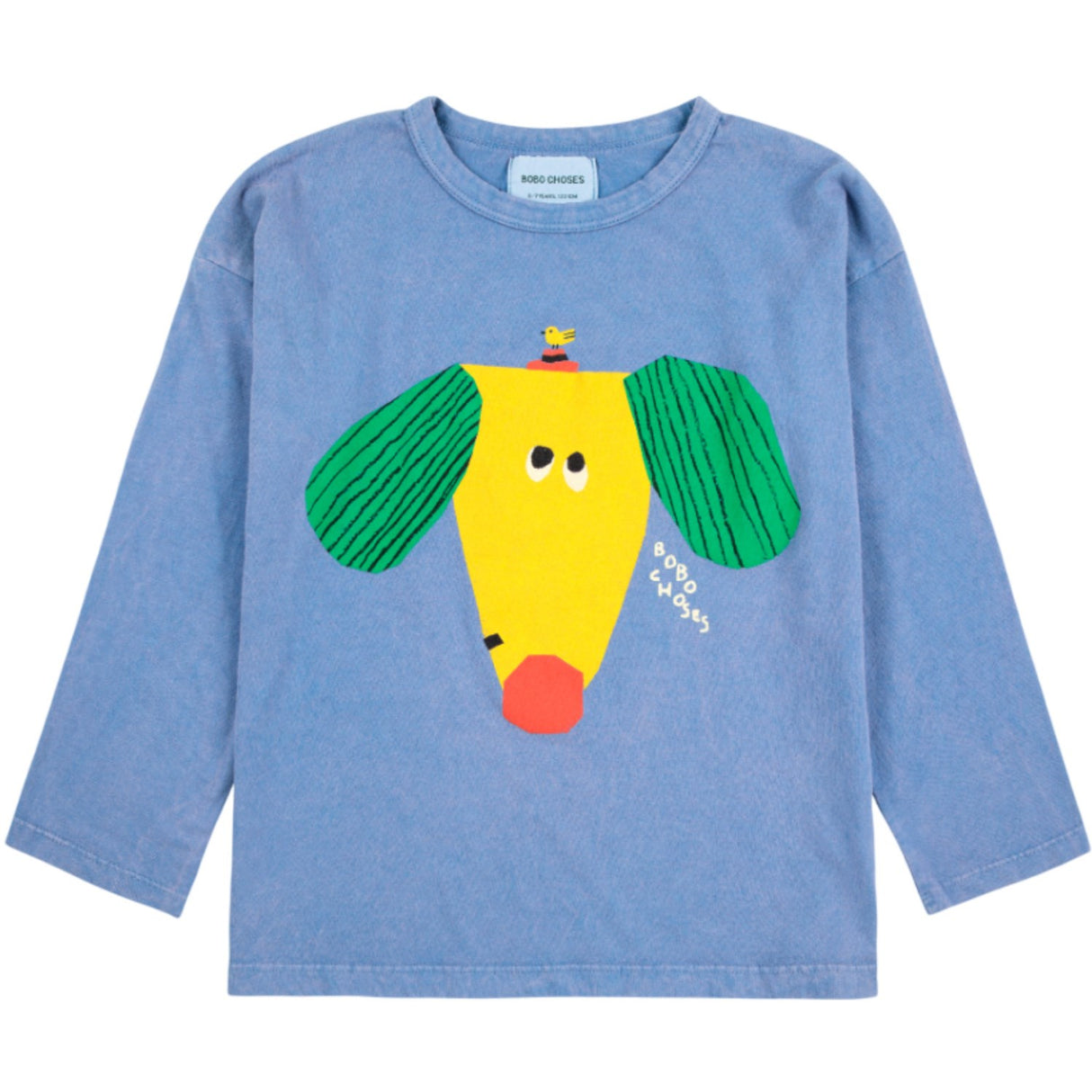 Bobo Choses Blue Happy Dog Bluse