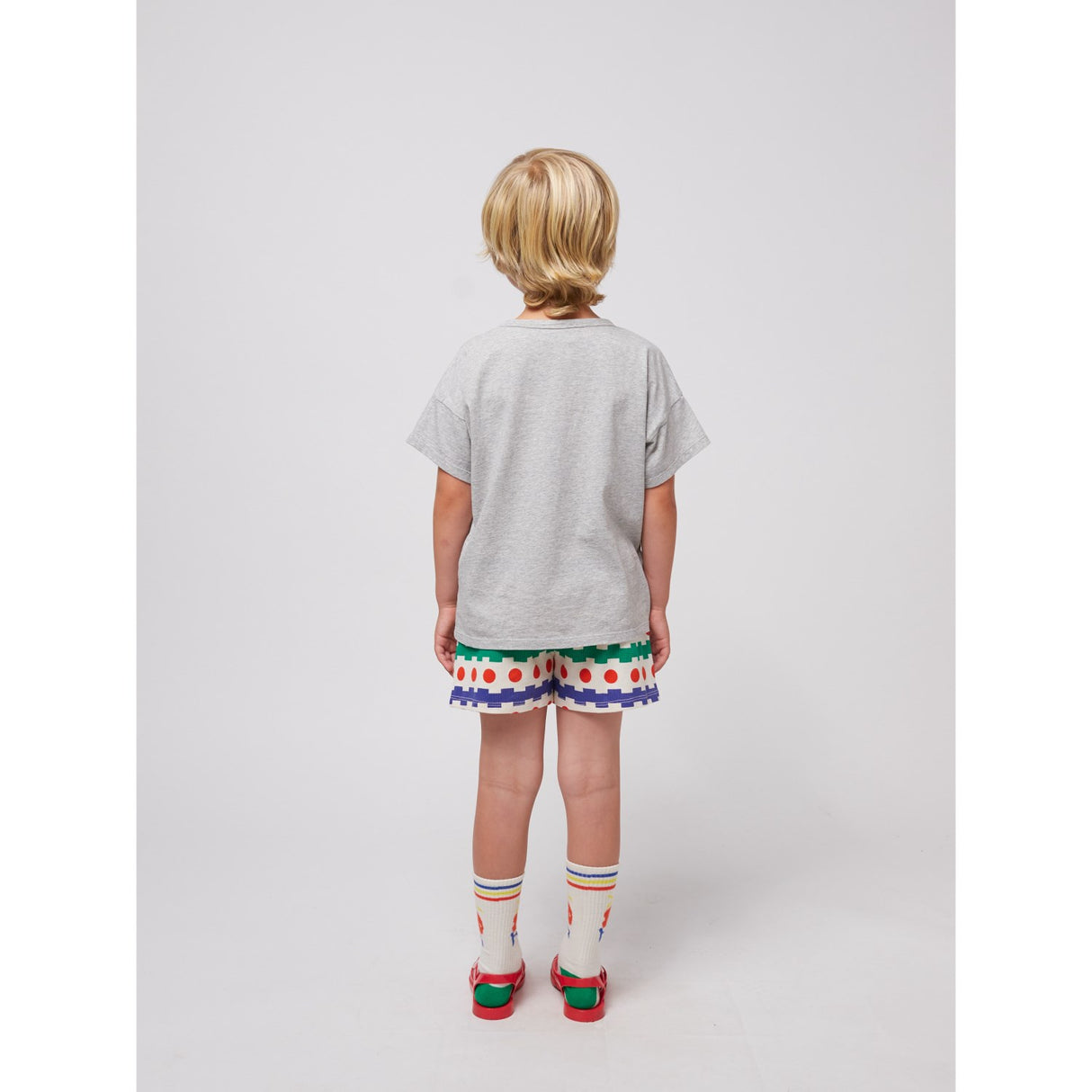 Bobo Choses Heather Grey A Day At The Strand T-Shirt