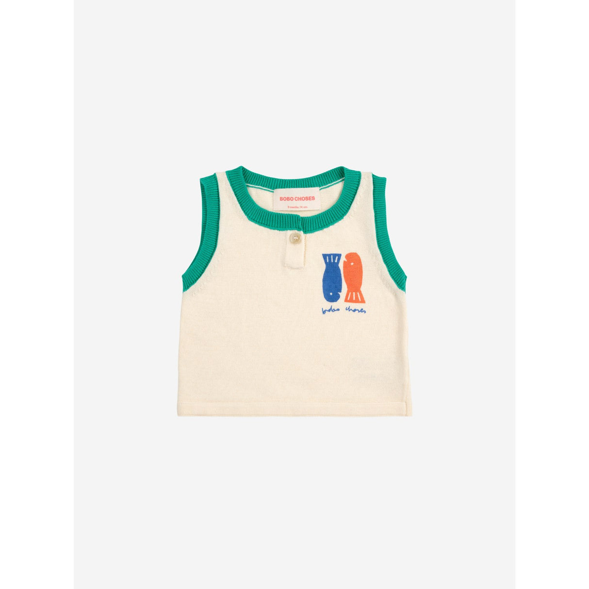 Bobo Choses Offwhite Lucky Fish Strikket Sæt