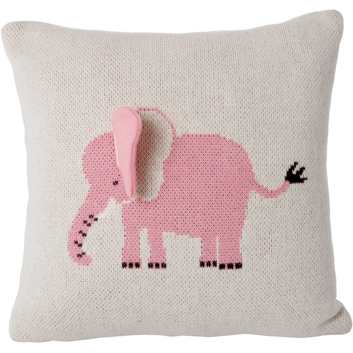 Rice Kids Elephant Pude Med 3D Details Og Filler - Pink - Small