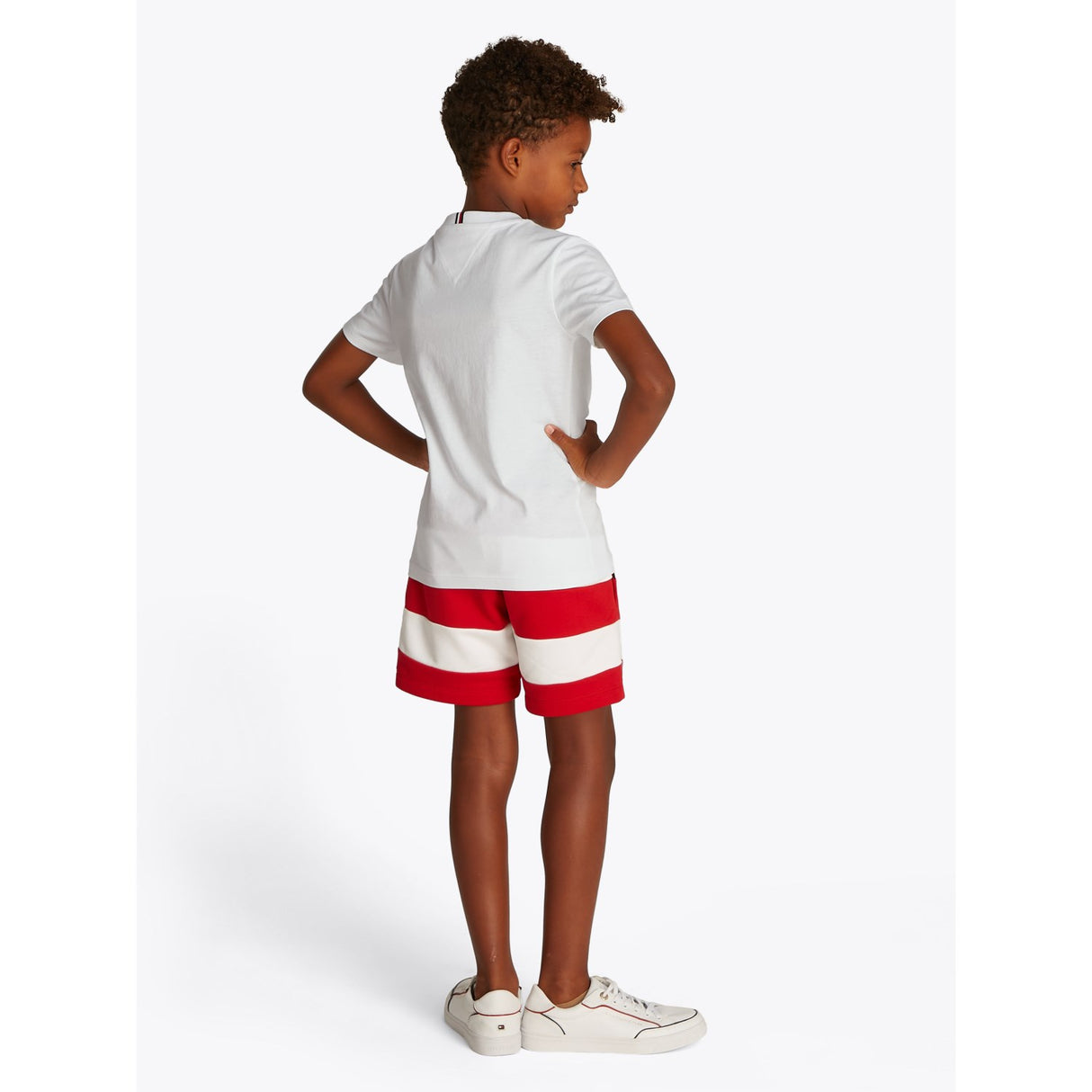 Tommy Hilfiger White Flag Reg T-Skjorte