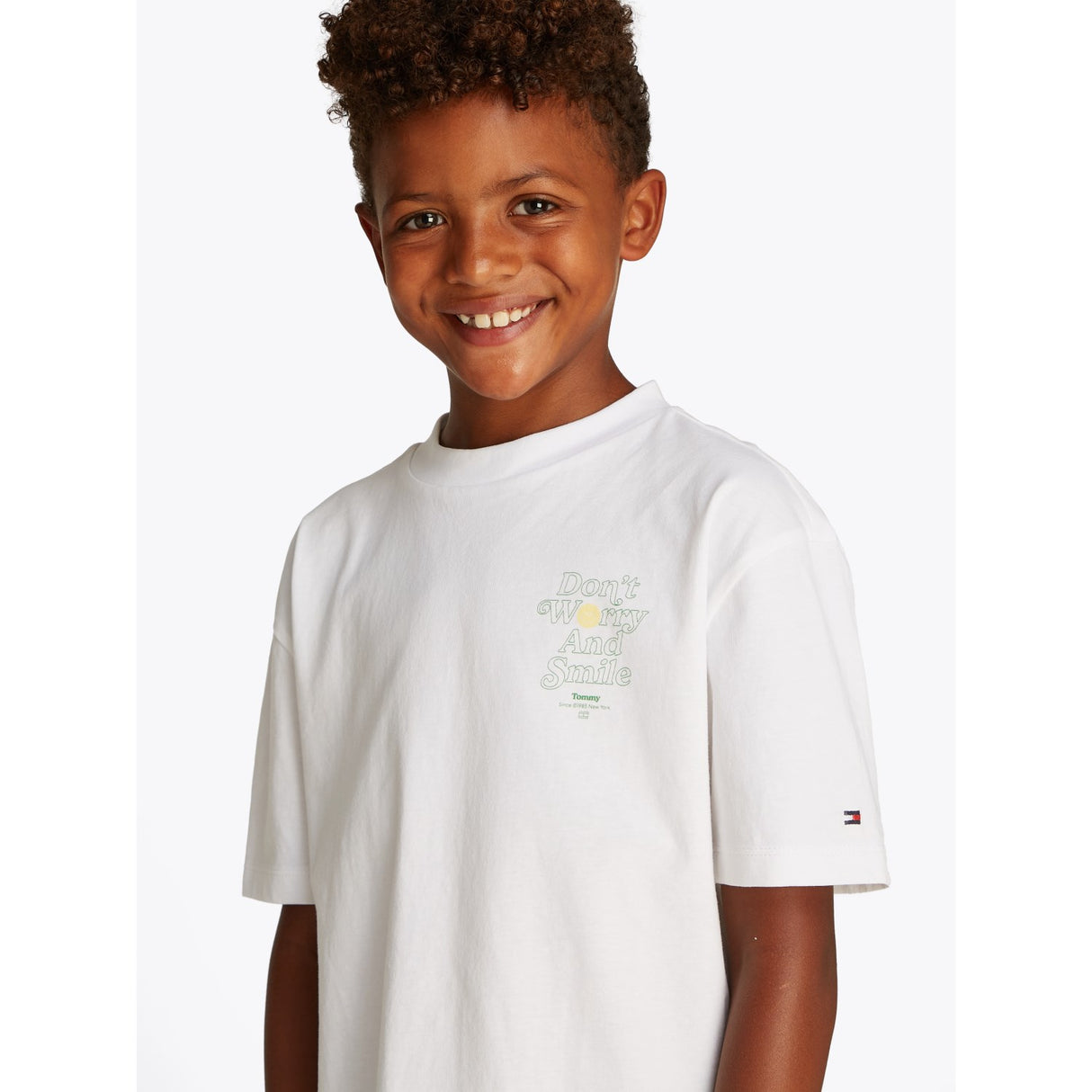 Tommy Hilfiger White Fun Graphic T-Skjorte