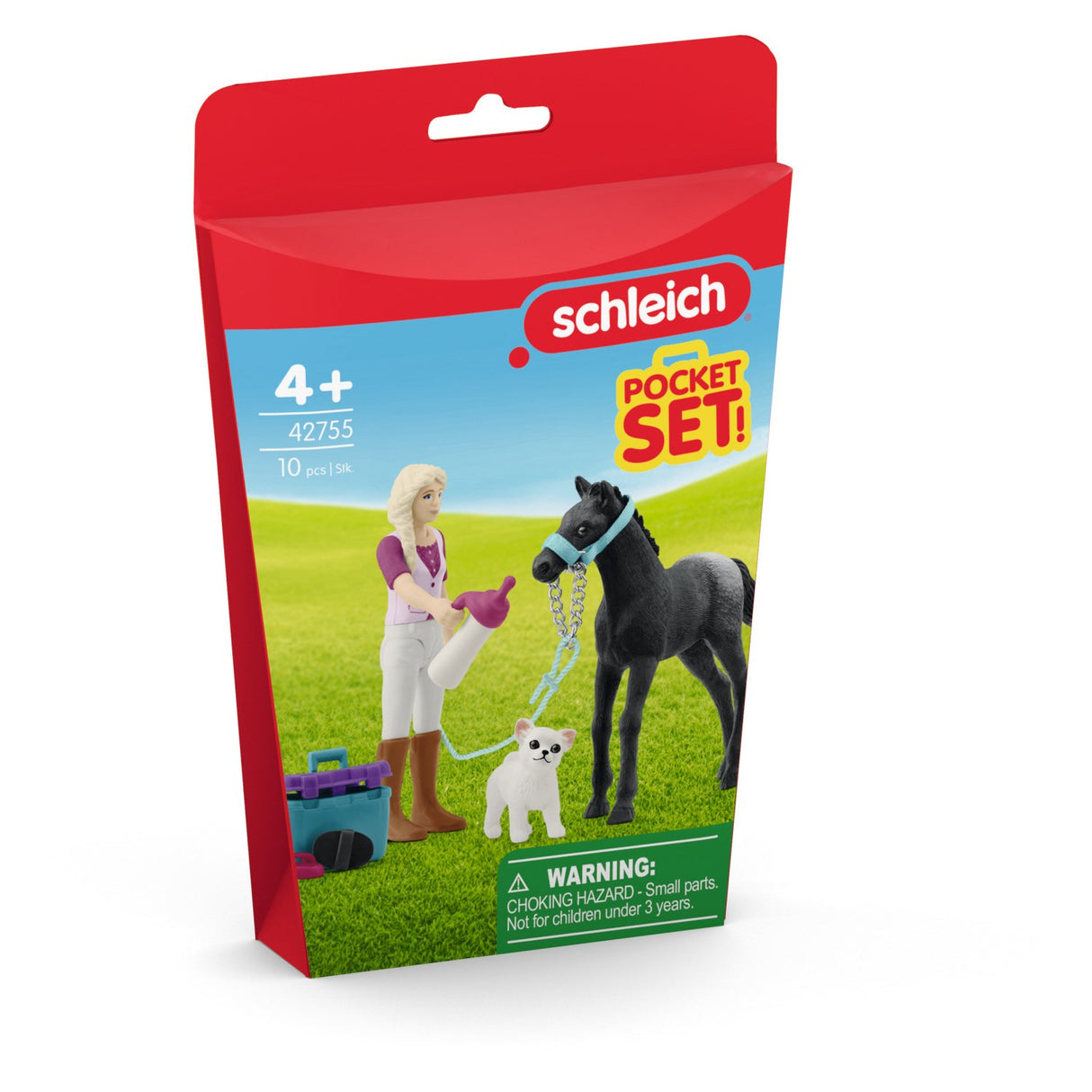 Schleich Pocket Set Pleje sæt til Føl