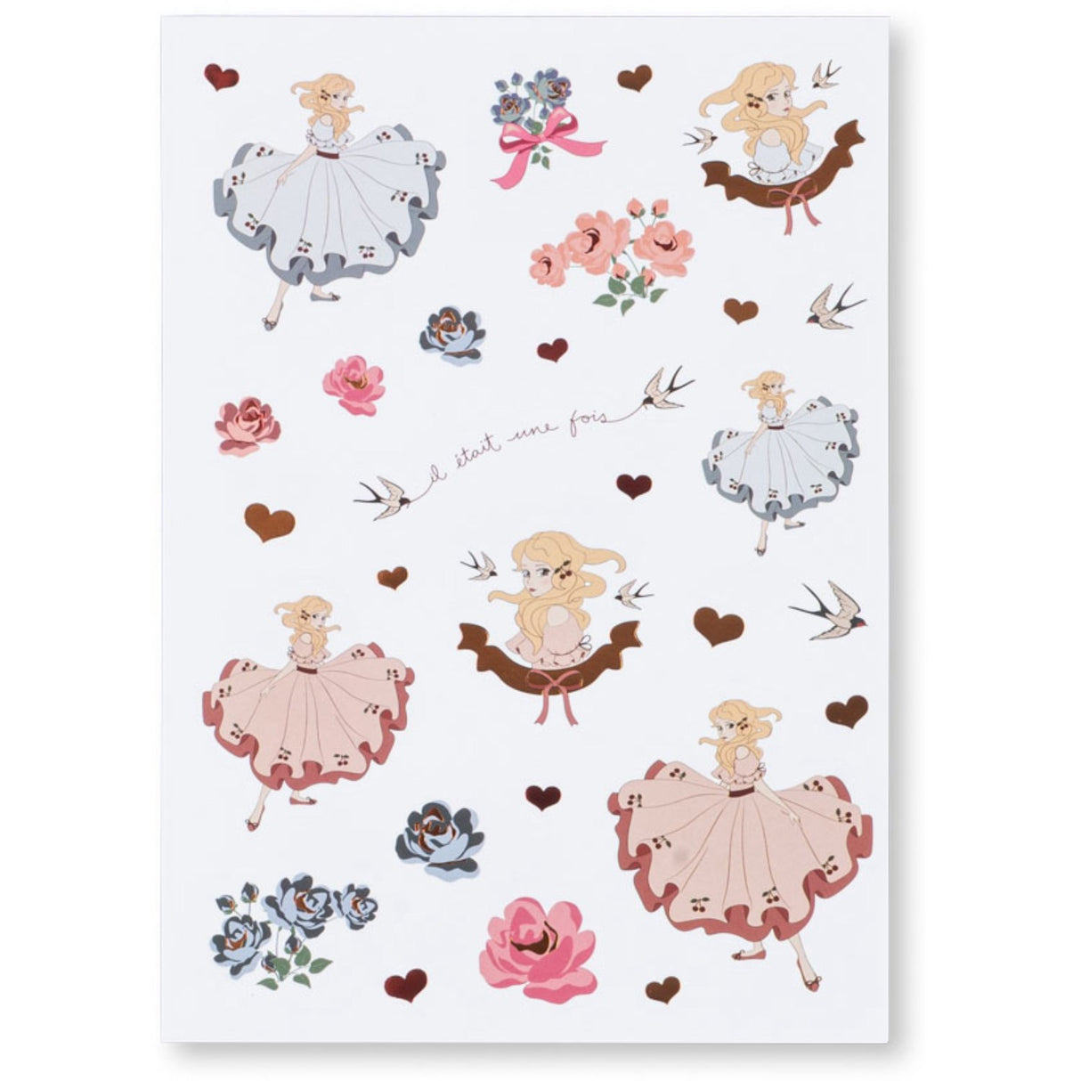 Konges Sløjd Pink Klistermærkebog