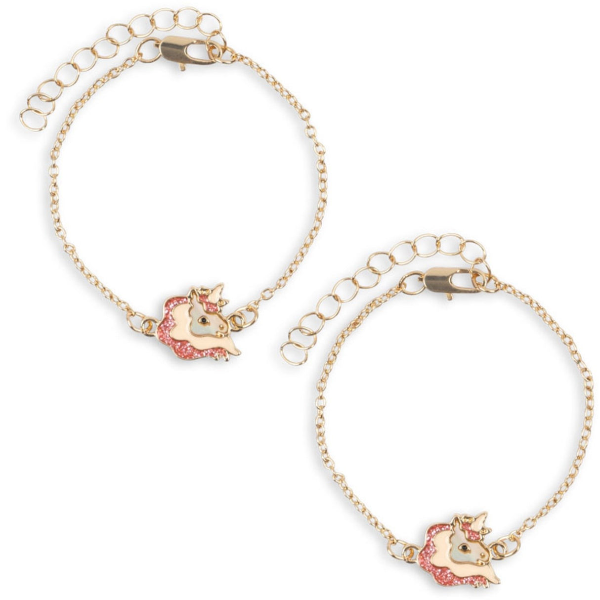 Konges Sløjd Gold 2 Pak Unicorn Bestie Armbånd