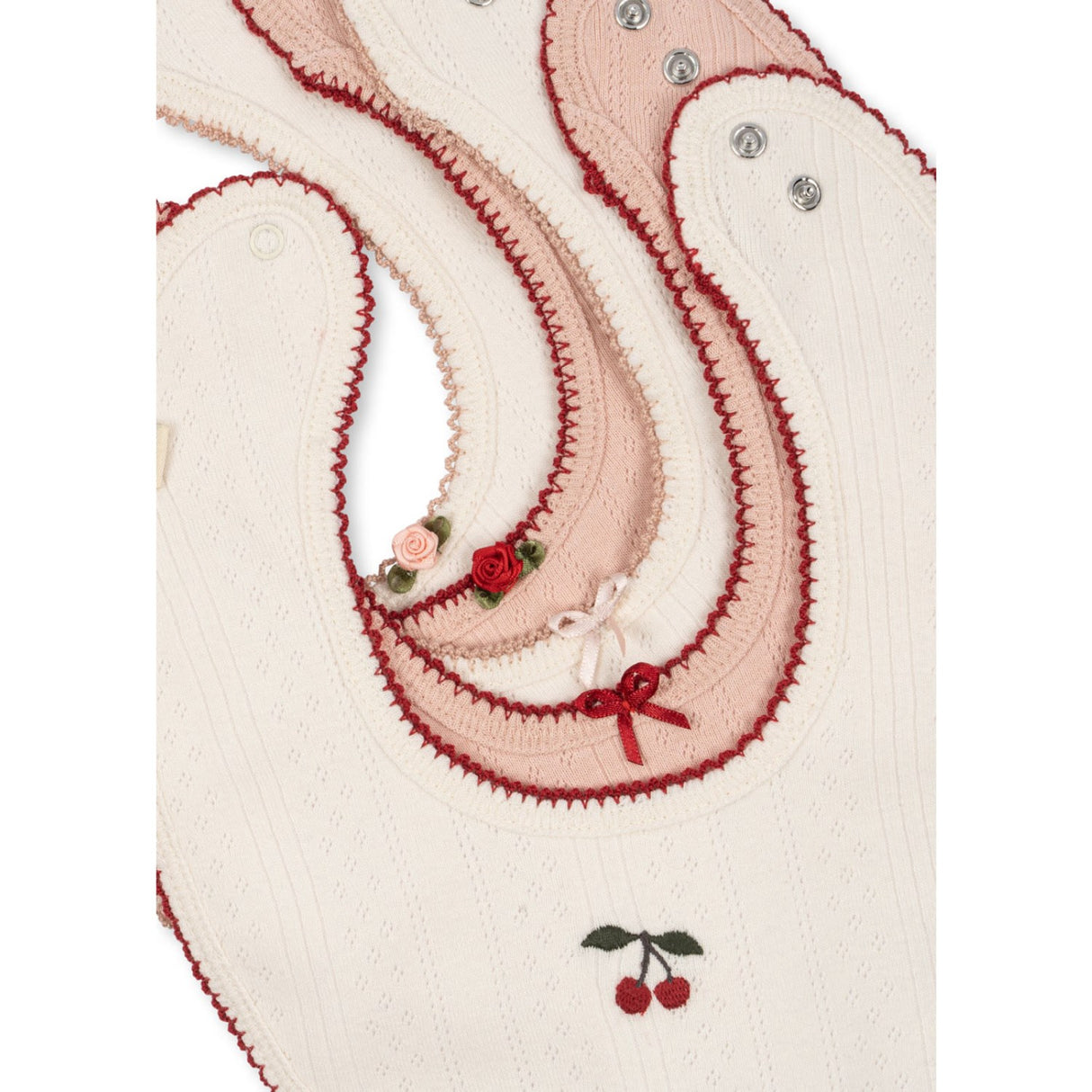 Konges Sløjd Rose/White Mix Minna 5 Pak Hagesmæk