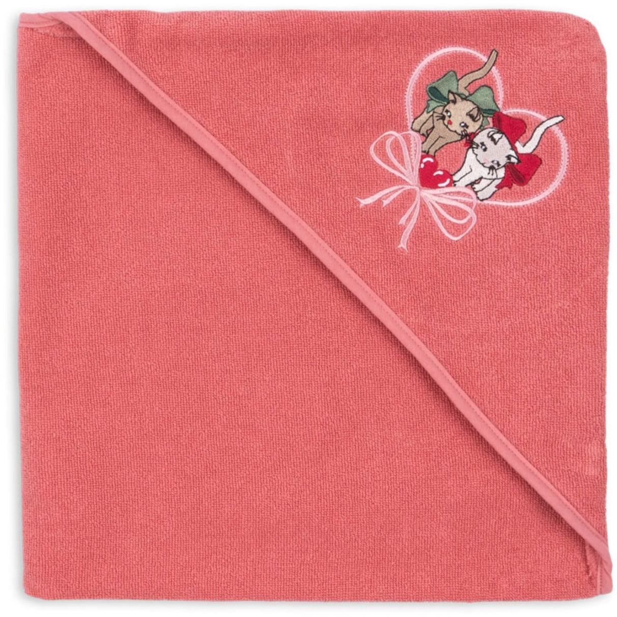 Konges Sløjd Flamingo Plume Terry Håndklæde Embroidery Gots