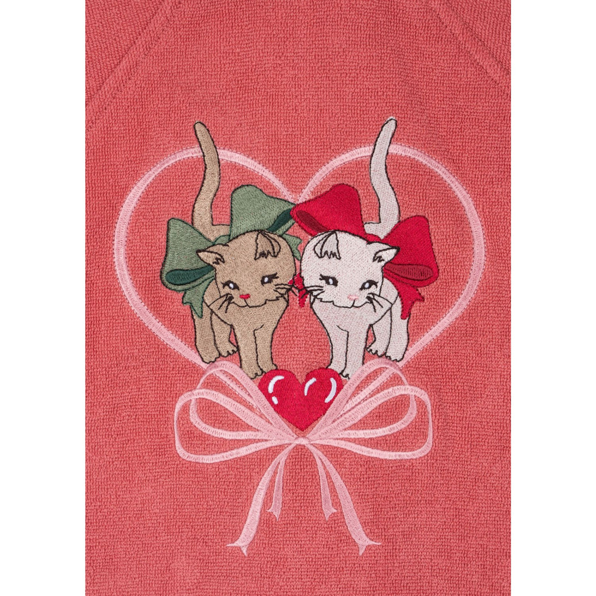 Konges Sløjd Flamingo Plume Terry Badekåbe Embroidery GOTS