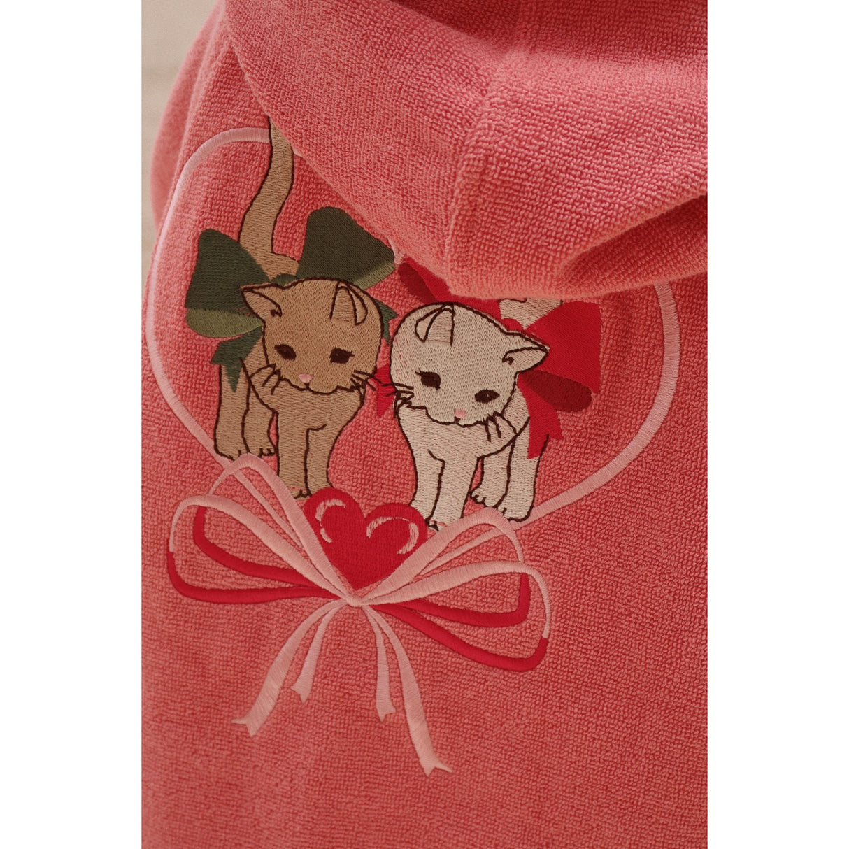 Konges Sløjd Flamingo Plume Terry Badekåbe Embroidery GOTS