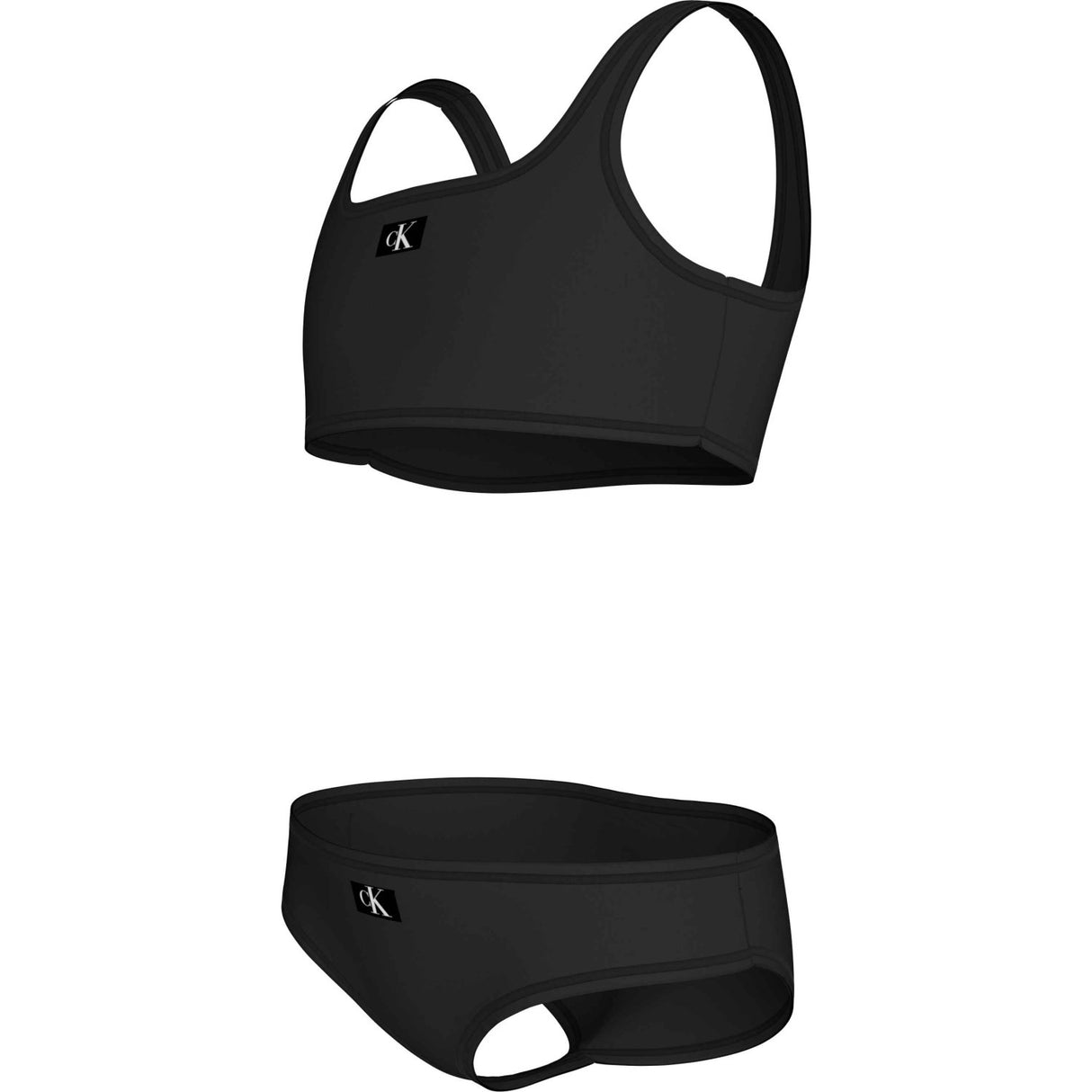 Calvin Klein Pvh Black Bralette Bikini Sæt